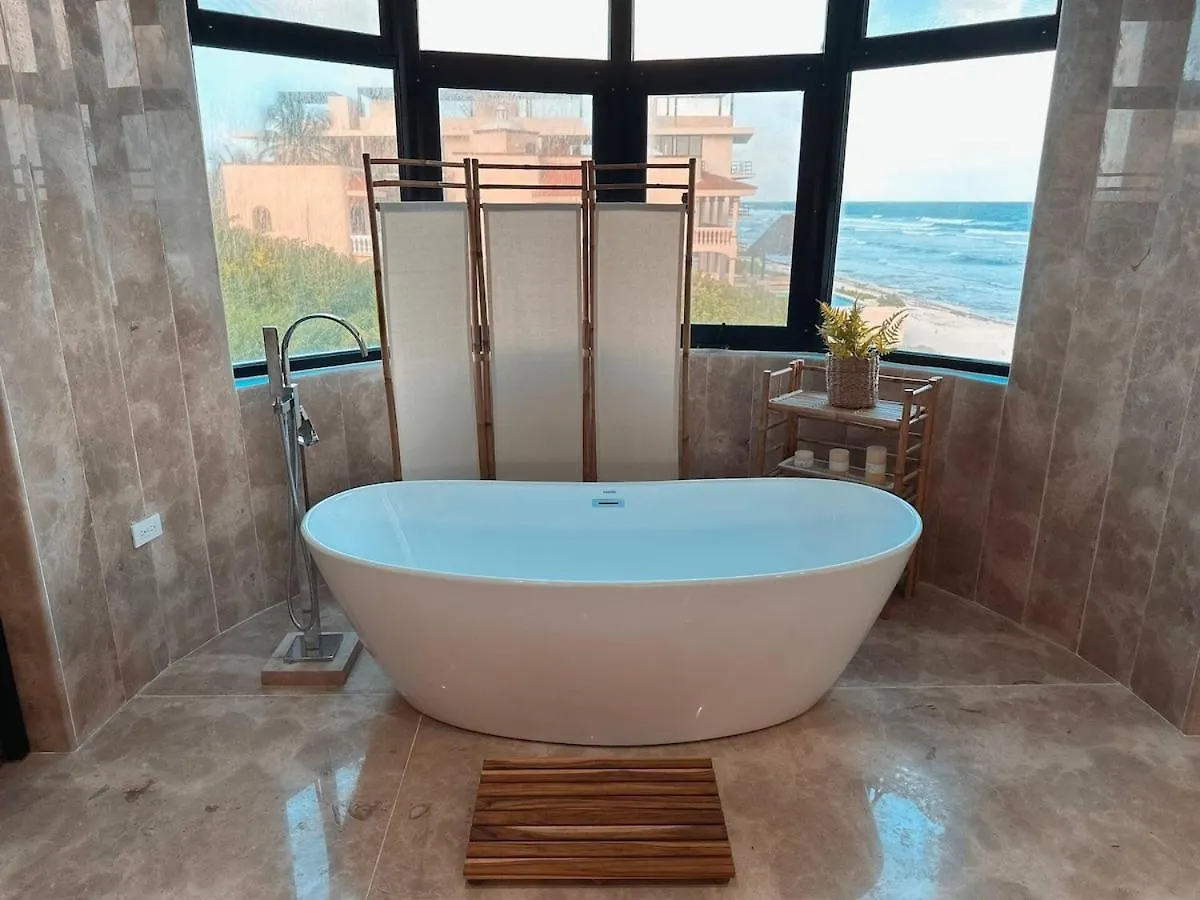 Hacienda Tankah Stunning Private Villa With 7 Bedrooms 8 Beds Pool And Personal Cook Luxury Exclusivity And Comfort For Groups And Families Of Up To 14 Guests In A Paradise By The Sea Tulum 0*,  Mexico
